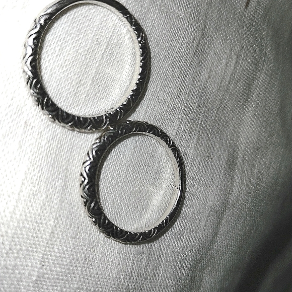 Barbara Bixby sterling silver matching stacking rings size 7.5 - Picture 1 of 2